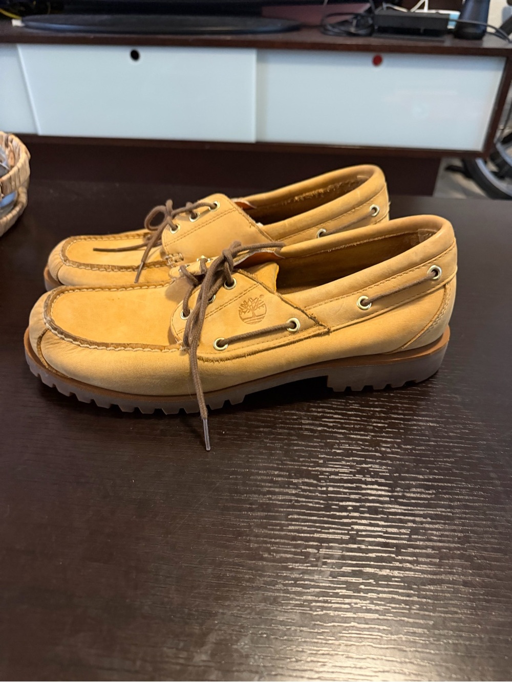Timberland Men's Wheat/Tan Nubuck Boat Shoes